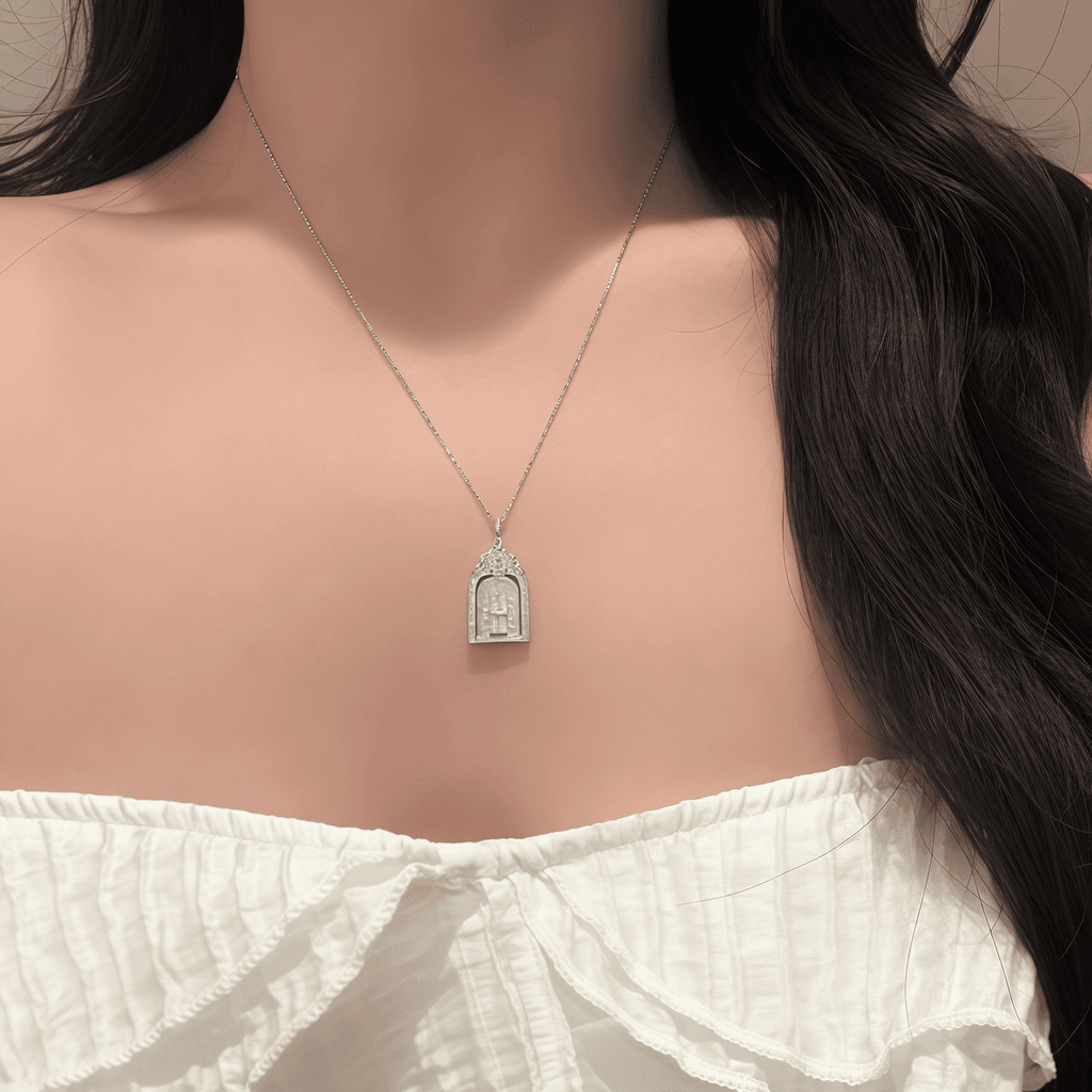 Arch Gate Moissanite Necklace - LEONREN Jewelry