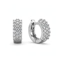 Double Row Huggie Hoops - LEONREN Jewelry