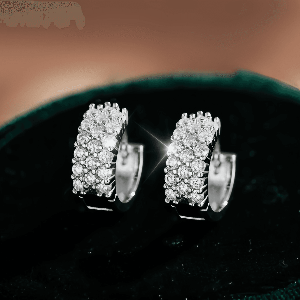 Double Row Huggie Hoops - LEONREN Jewelry