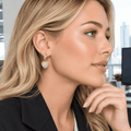 Huggie Heart Drop Earrings - LEONREN Jewelry