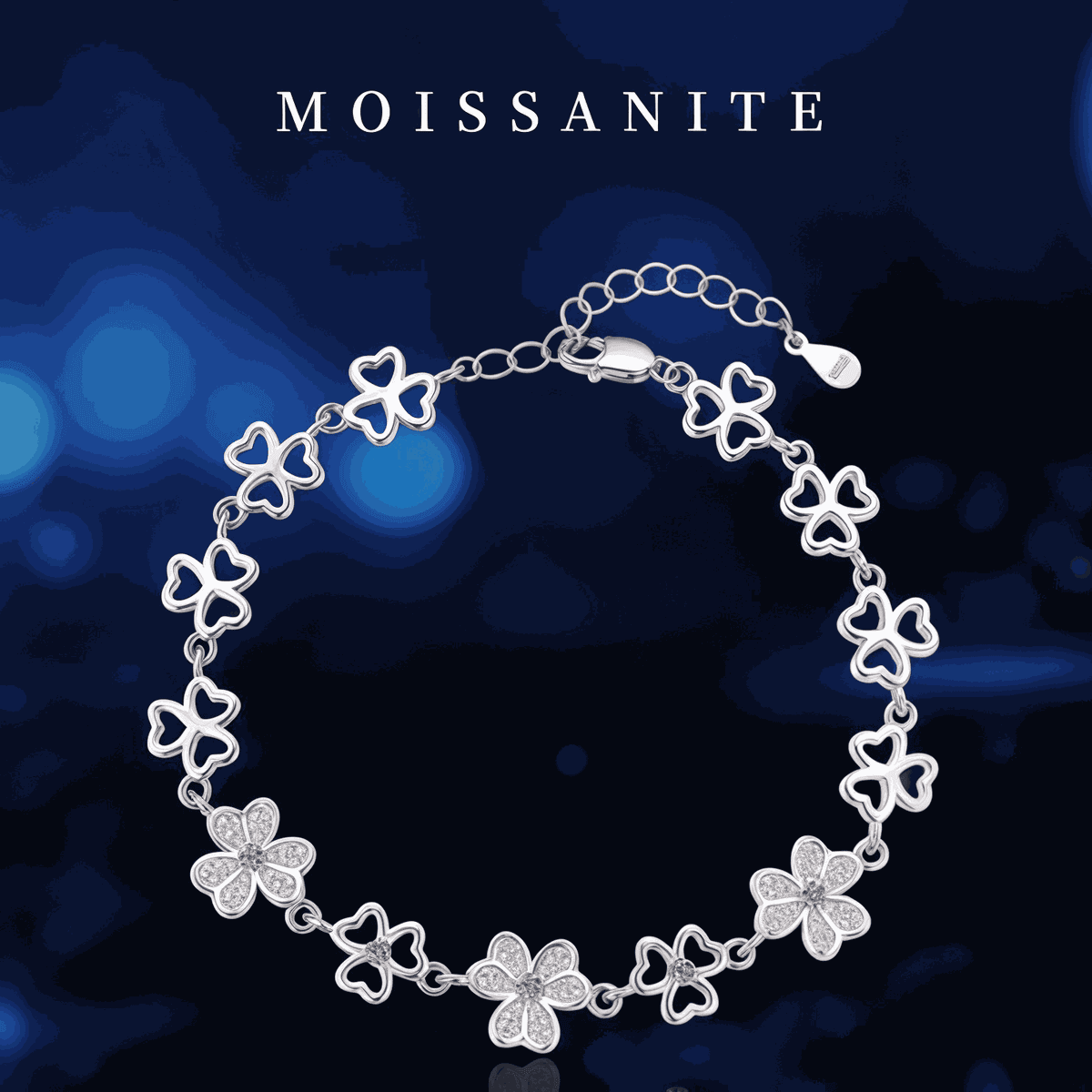 Lucky Clover Bracelet - 13 Charms - LEONREN Jewelry