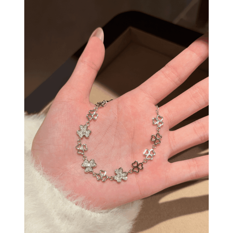 Lucky Clover Bracelet - 13 Charms - LEONREN Jewelry