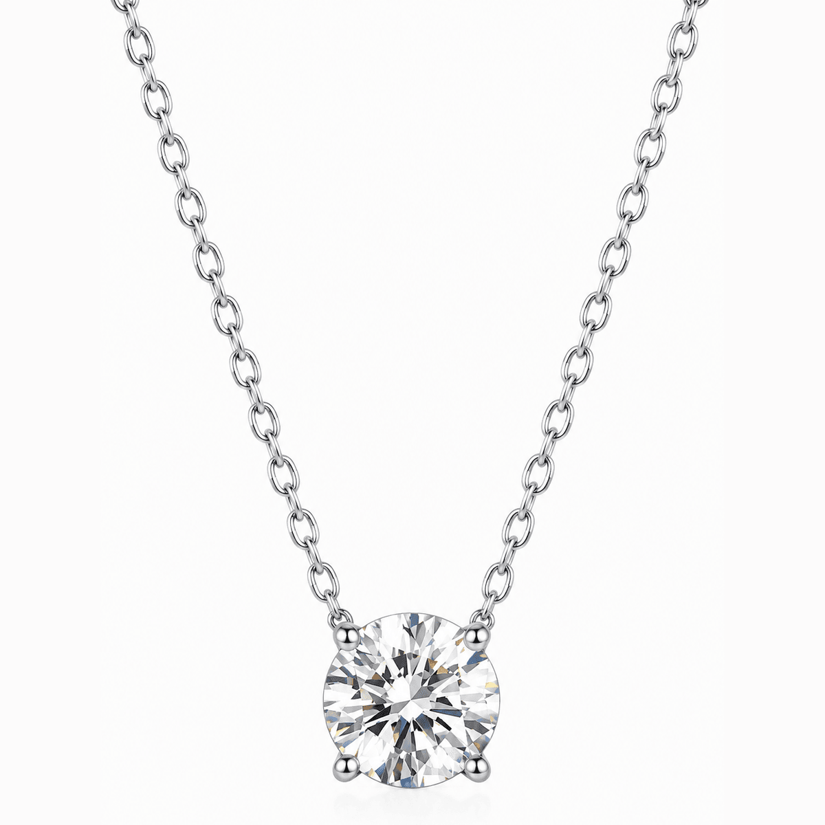 Lucky Star Moissanite Necklace - LEONREN Jewelry