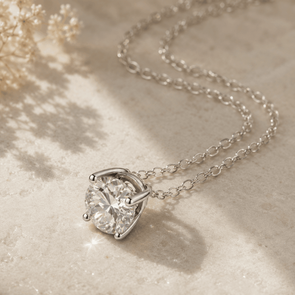 Lucky Star Moissanite Necklace - LEONREN Jewelry