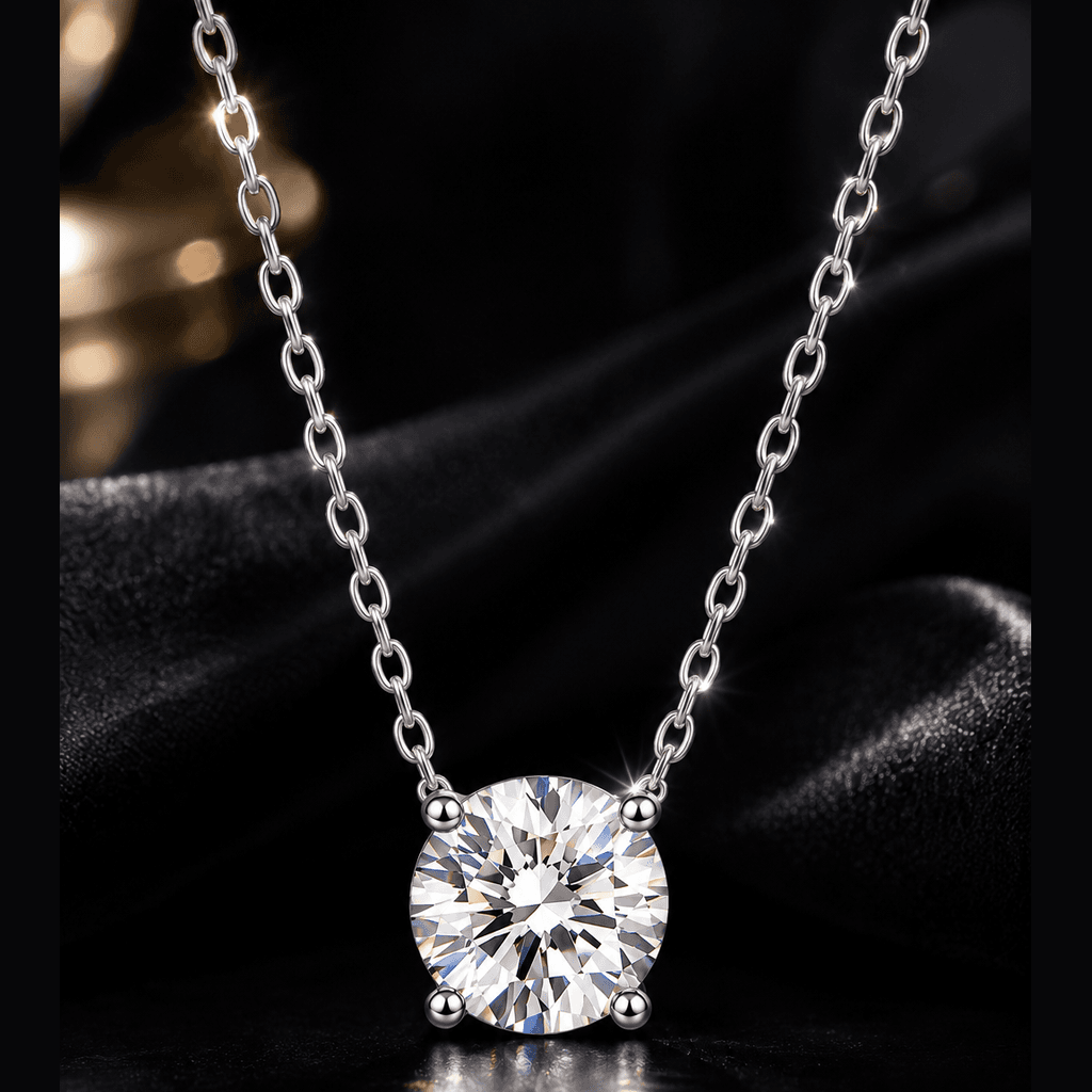 Lucky Star Moissanite Necklace - LEONREN Jewelry