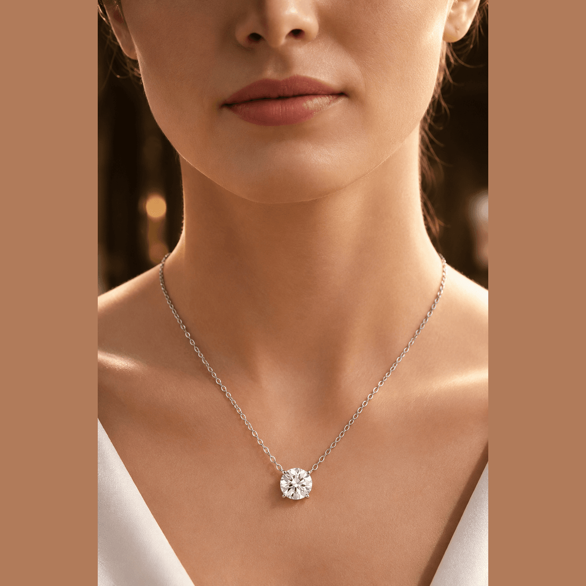 Lucky Star Moissanite Necklace - LEONREN Jewelry