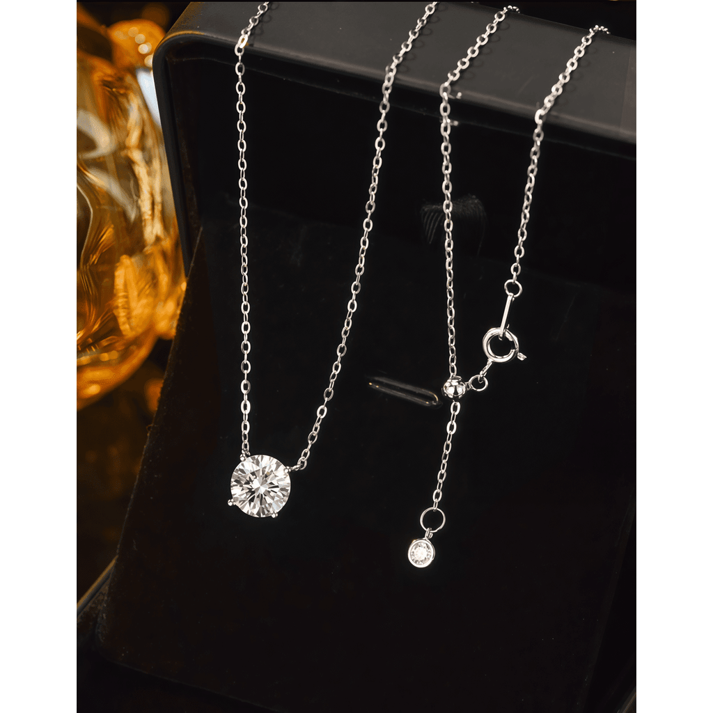 Lucky Star Moissanite Necklace - LEONREN Jewelry