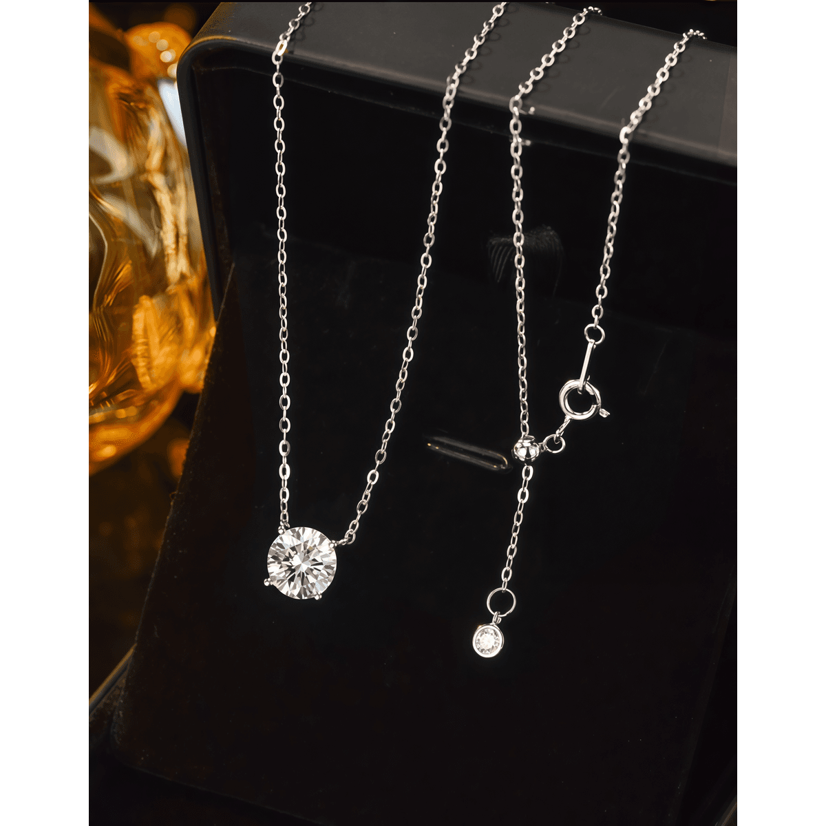 Lucky Star Moissanite Necklace - LEONREN Jewelry
