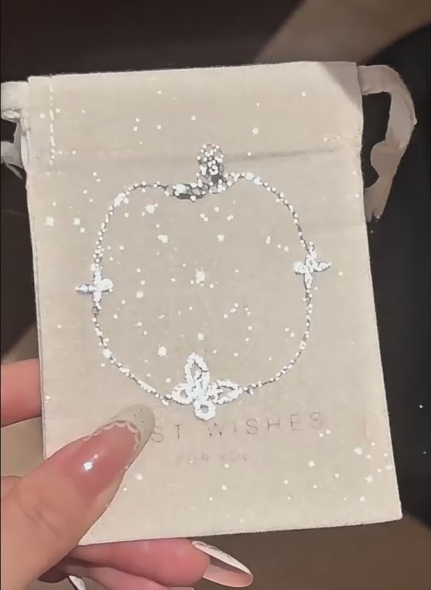Three Butterfly Bracelet