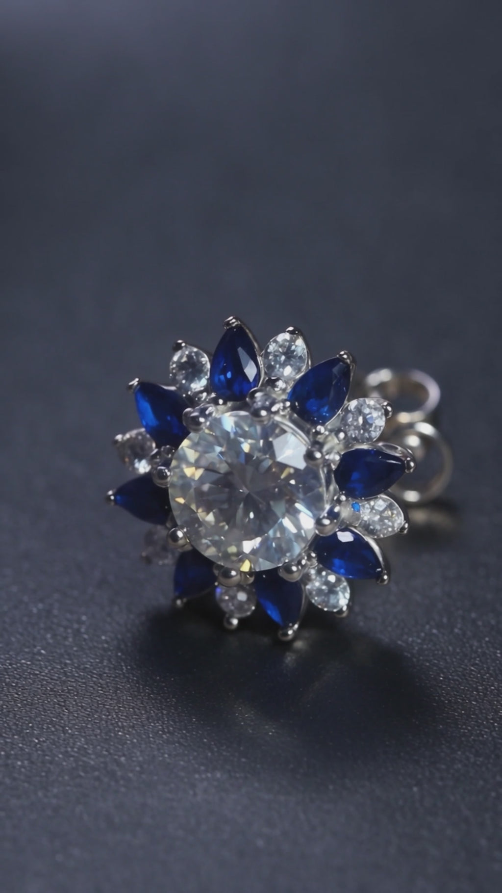 Forget-Me-Not 2ct Moissanite Stud Earrings - 6.5mm | 925 Silver