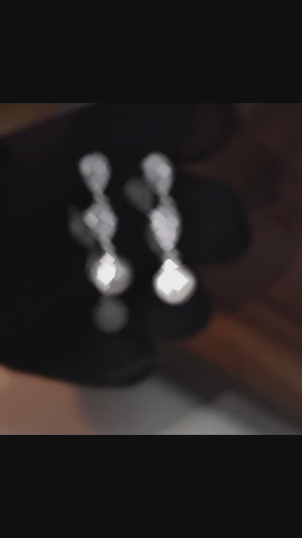Pearl Drop Moissanite Earrings – Solid 925 Silver