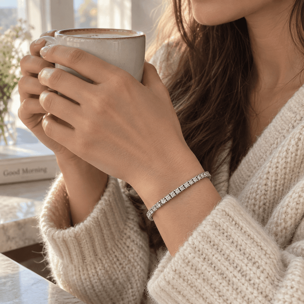 River of Light Tennis Bracelet - LEONREN Jewelry