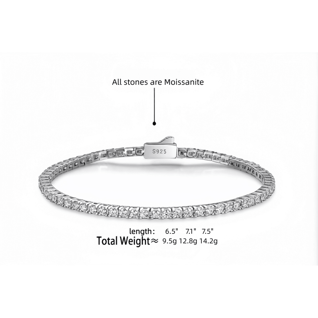 River of Light Tennis Bracelet - LEONREN Jewelry