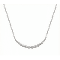 Smile Moissanite Necklace - 12 Stones - LEONREN Jewelry