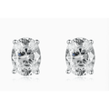 Smile Oval Moissanite Studs - LEONREN Jewelry