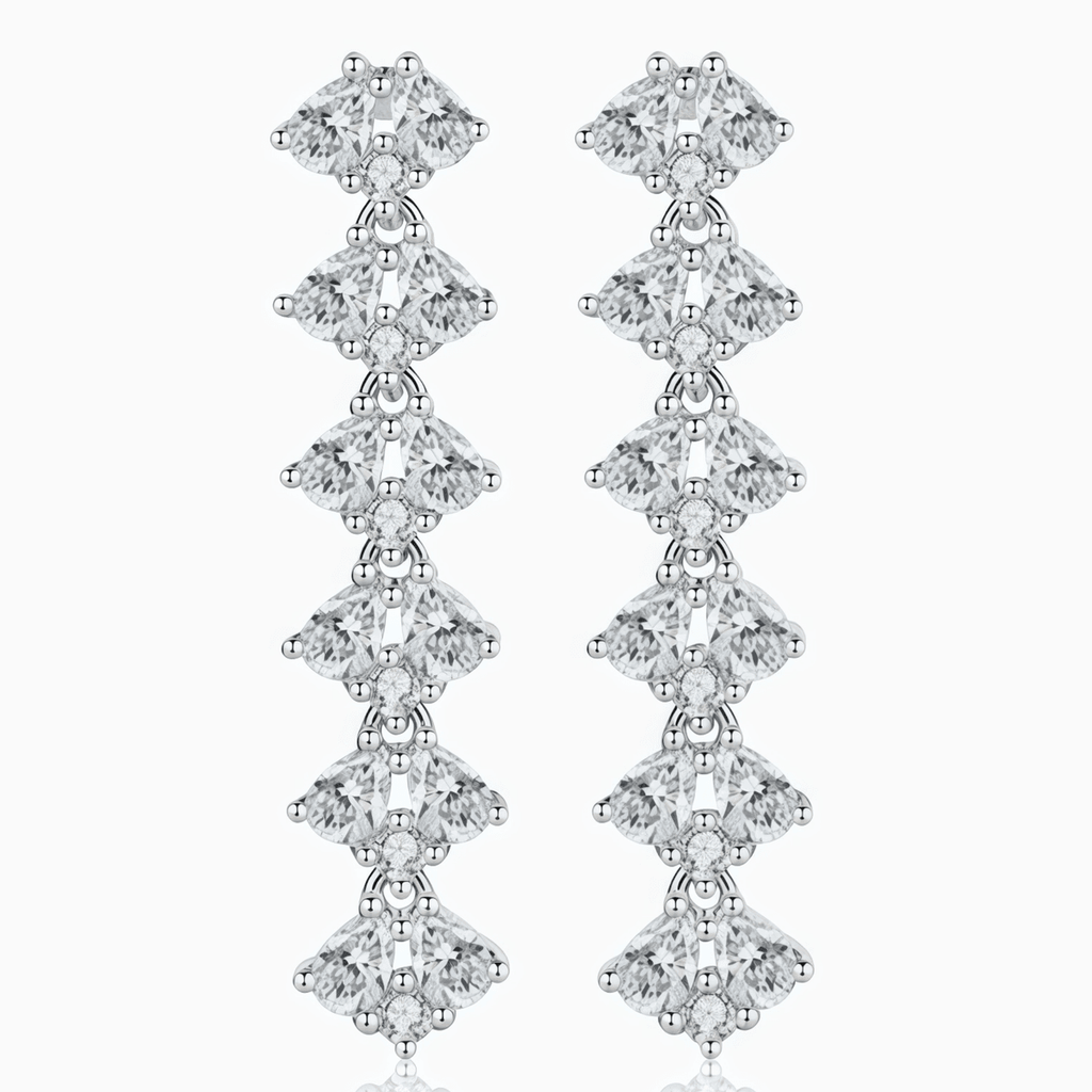 Stardust Cascade Drop Earrings - LEONREN Jewelry