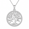 Tree of Life Moissanite Necklace - LEONREN Jewelry