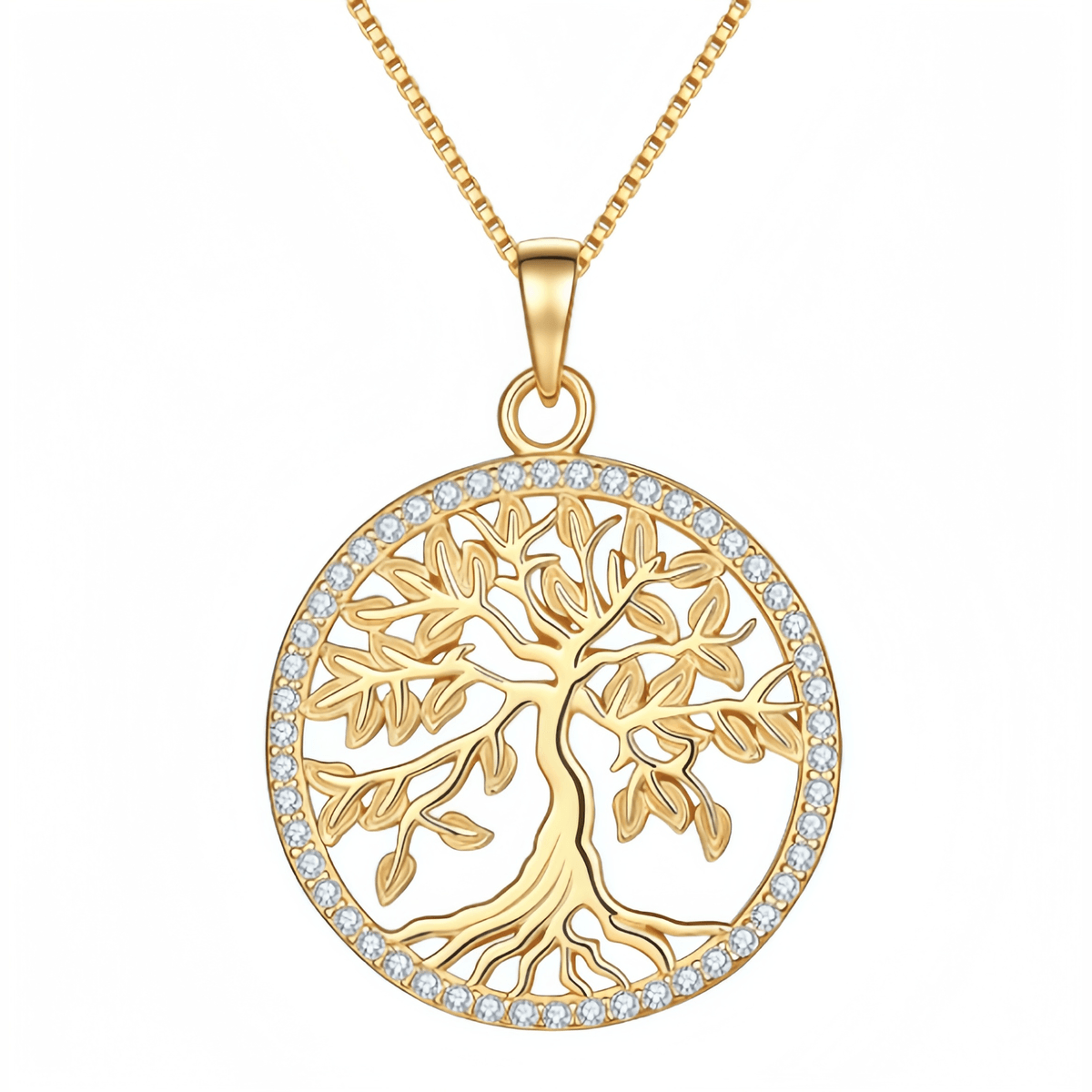 Tree of Life Moissanite Necklace - LEONREN Jewelry