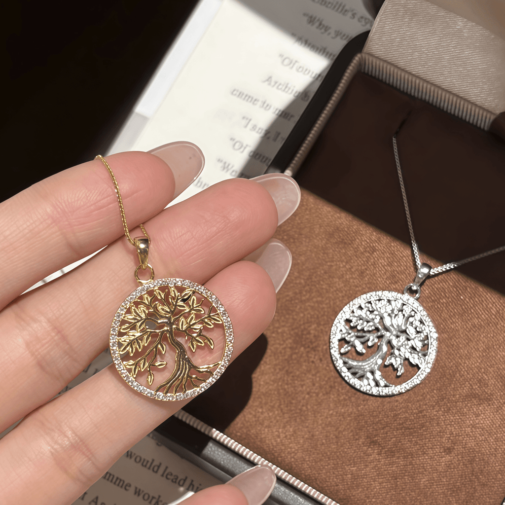 Tree of Life Moissanite Necklace - LEONREN Jewelry
