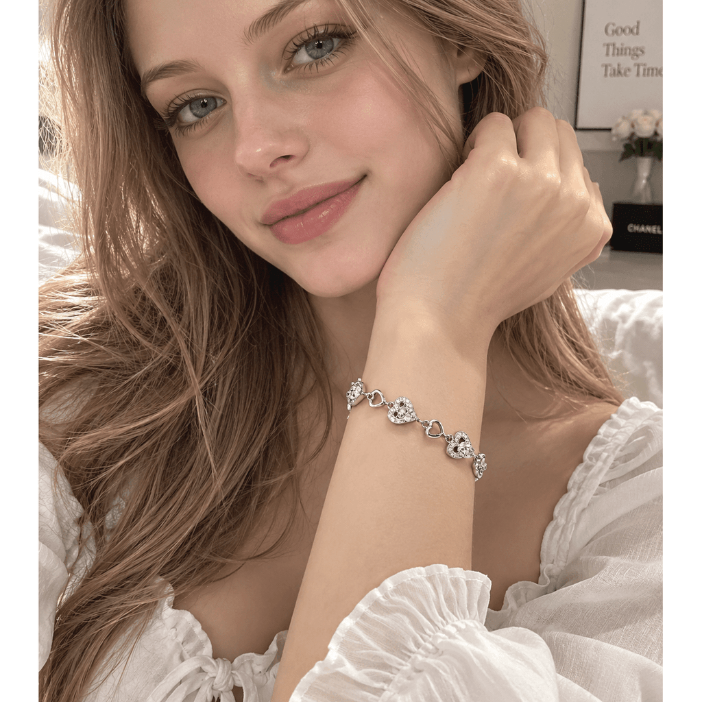 Triple Heart Bracelet - LEONREN Jewelry