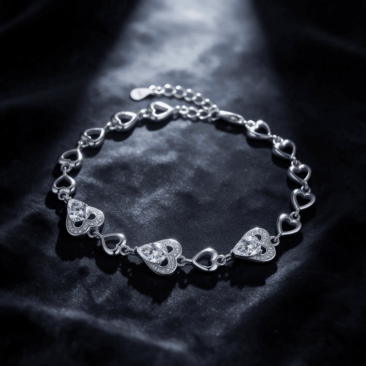 Triple Heart Bracelet - LEONREN Jewelry