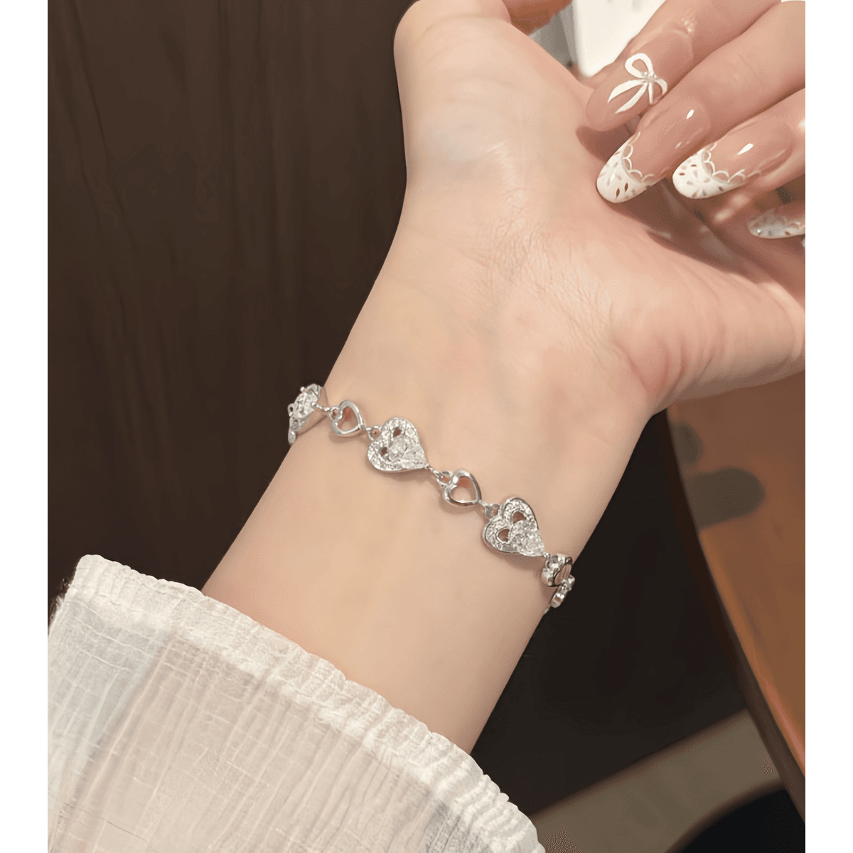 Triple Heart Bracelet - LEONREN Jewelry