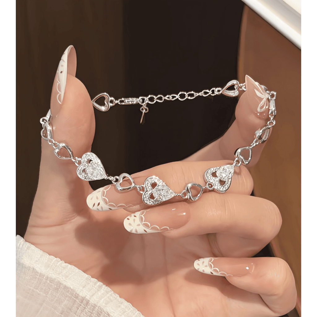 Triple Heart Bracelet - LEONREN Jewelry