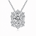 Vintage Radiant Necklace - 2ct DEW - LEONREN Jewelry